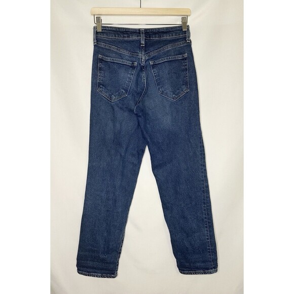 Old Navy O.G. Loose Denim Dark Blue Jeans High Rise Women's SIZE 0 - Picture 2 of 7